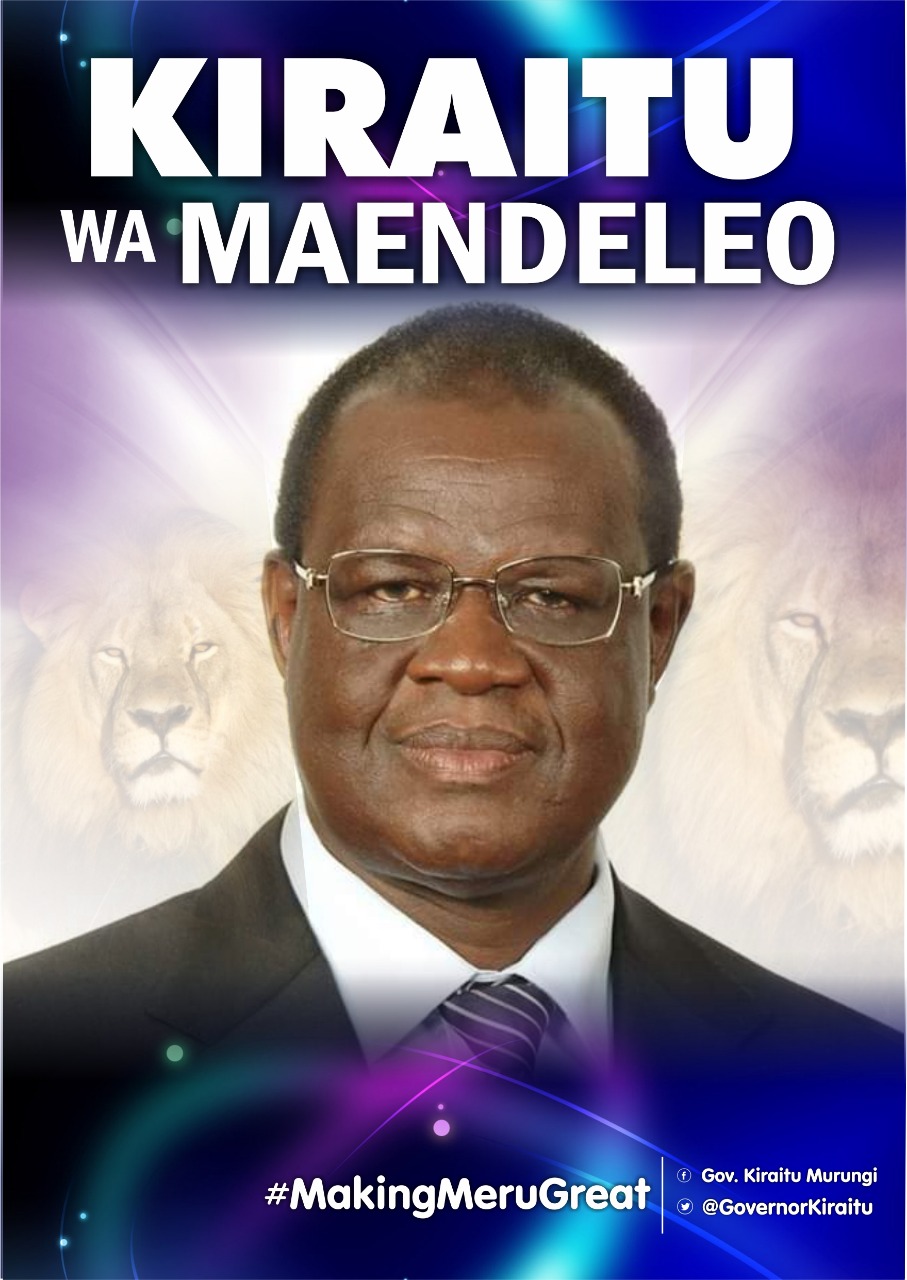 GOVERNOR KIRAITU MURUNGI IN TWO YEARS.
